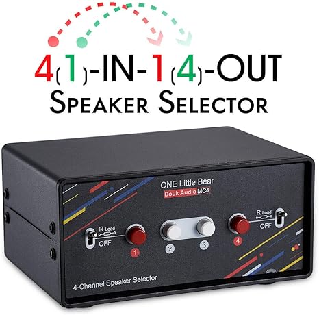 4 way speaker splitter