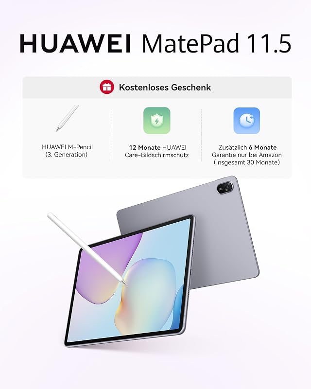 MatePad 11.5 2025 Tablet mit M-Pencil, 8+256GB