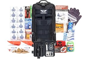 Stealth Angel Survival - 72 Hour Family Emergency Kit - 1-5 Person Survival Bag for Earthquakes, Hurricanes, and Other Natural Disasters