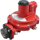 Propane Regulator R622H 1st Stage Gas Regulator, Adjustable 4&ndash;12 PSI, 3/4" NPT, High Capacity LP/Natural Gas Regulator for Residential, Commercial &amp; Industrial System,Heater, Burner,Generator etc.