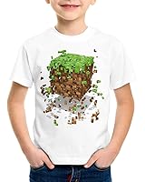 Maglietta Minecraft Maniche Corte Ragazzi - Cotone 100%, Ufficiale, Con Stampa Mostri - Foto 7