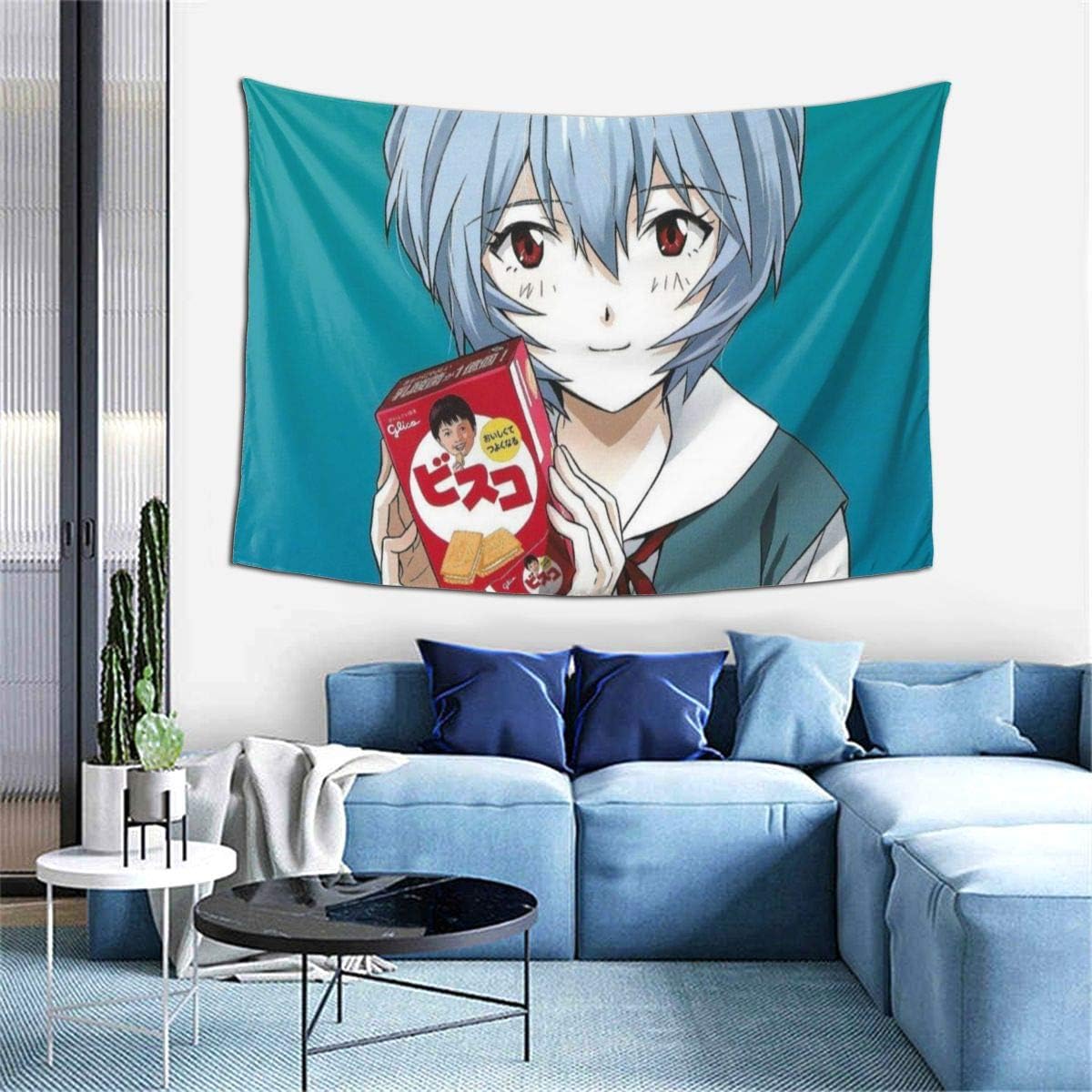 Amazon Co Jp タペストリー 新世紀エヴァンゲリオン 綾波レイ 布ポスター 部屋飾り おしゃれ 多機能壁掛け モダンなアート 模様替え 部屋 窓カーテン 部屋飾り お店 雑貨 個性ギフト 152 100cm ホーム キッチン