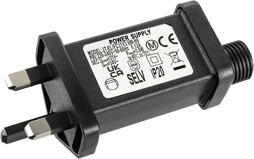 EPLZON 31V 9W LED Transformer Plug Timer 8 Modes for Christmas Fairy Lights