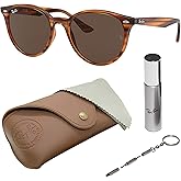 Ray-Ban RB4305 Phantos Shaped Sunglasses for Men & Women with Official RAYBAN Eyewear Kit