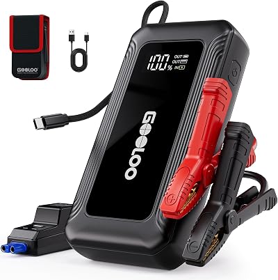 GOOLOO G7 3000A Jump Starter 45W Fast Charge 8.5L Gas/6.0L Diesel