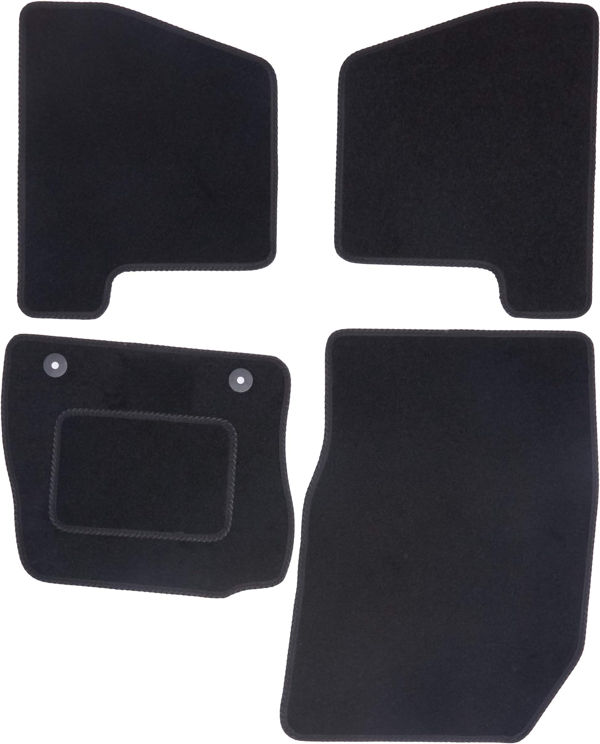 Hatchback and Estate Tailored Car Mat Set Black (Replacement for part 1719616) Premium