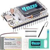 ESP32 LoRa V3 Module Board with 3000mAh Battery Set - with 915MHz Antenna and SX1262 LoRa V3 Case Devices for Meshtastic Ar duino LoRawan IOT