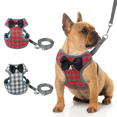 Pet Tuxedo Harness For Cats And Small Dogsprotective Cat Harness Vest Non Pullwith 15m Leashbowtie And Ring Accessories