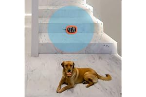 UltraCrab Indoor Pet Barrier for Home,Keeps Areas Off Limits,Dog Home Proofing, Waterproof/Rechargeable/Beep/Static Training Collar,Wireless Electric Fence,1 Dog Orange Kit