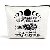 Witchy Gifts Witch Stuff Witchy Makeup Bag Witchcraft Bag Meditation Bag Halloween Birthday Gifts for Witchcraft Lover Women Her Girl Friends Tarot Cards for Beginners Coven Sister - A Mufuka Would