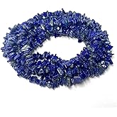 31 inches Chip Stone Loose Gemstones Beads Drilled Strand for Jewelry Making (Lapis)