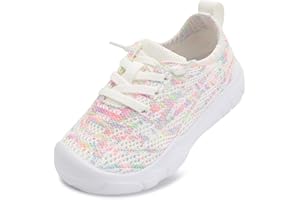 Scurtain Toddler Shoes Boys Girls Barefoot Shoes Kids Breathable Sneakers Slip on Toddler Sneakers