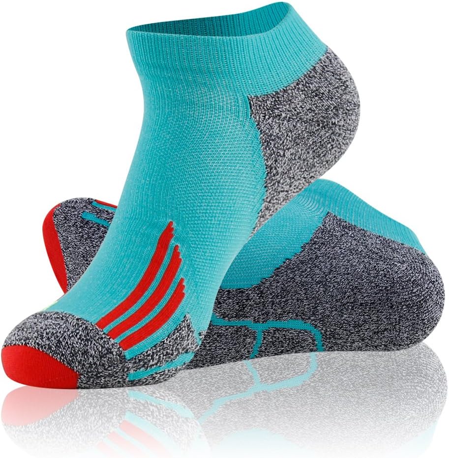 LANDUNCIAGA Women's Ankle Short Running Compression Socks Dry Fit Tennis Cycling Cool Socks