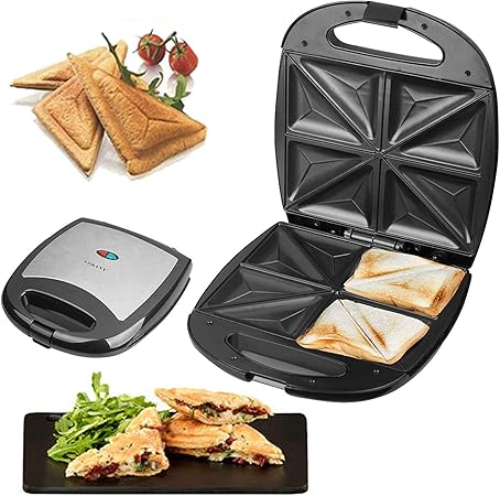 Appareil A Croque Monsieur Revetement Antiadhesif Sandwiches