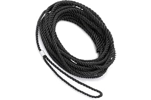 SCONVA Extension Ladder Replacement Rope Compatible with Werner AC30-2 Extension Ladder - Works with All Aluminum & Fiberglass Extension Ladders Parts #6316509 (Black, 1 Pack)