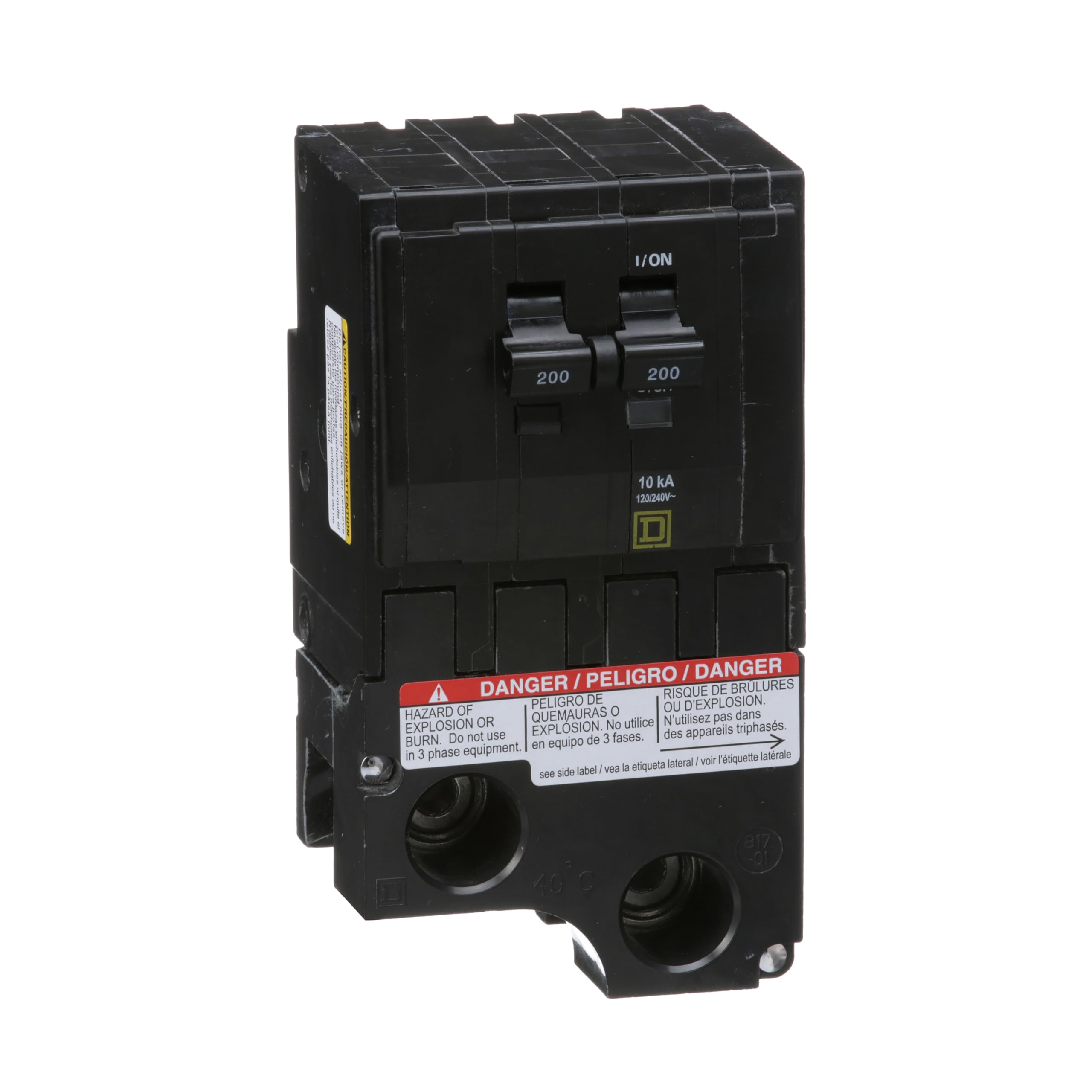 Photo 1 of Square D - QO2200CP QO 200-Amp Two-Pole Circuit Breaker