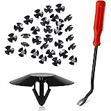 UNENDA 30pcs Hood Insulation Retainers with Fastener Remover - for Chrysler, Jeep, Dodge, Ram - Replace OEM 4878883AA LH LHS