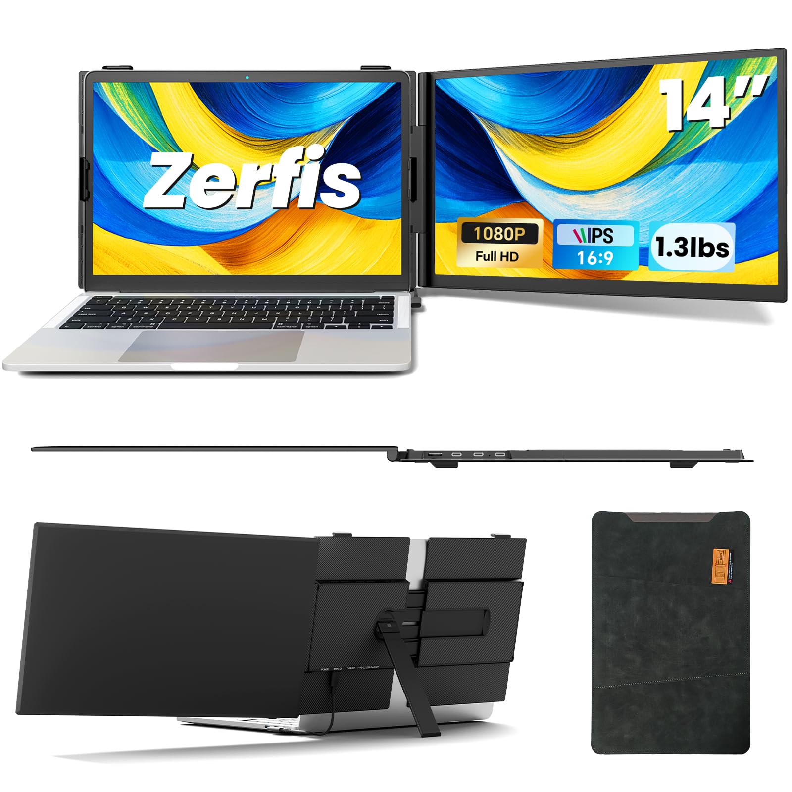 Laptop Screen Extender, Ultra-Thin 14