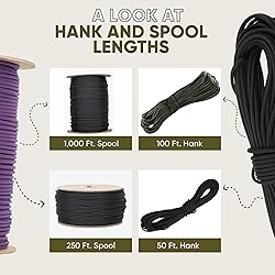 The Paracord Store 550 Type III Tactical Paracord