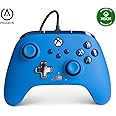 PowerA Enhanced Wired Controller for Xbox Series X|S - Blue, Officially Licensed for Xbox