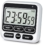 KTKUDY Digital Kitchen Timer with Mute/Loud Alarm