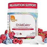 Zahler ChildCalm, Kosher Fruit Punch Chewable Magnesium for Kids - Natural Calm, Mood Support, and Relaxation - Calming Kids Magnesium Supplement Childrens Magnesium, 60 Tablets