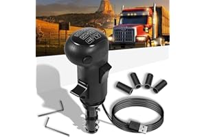 Camoo USB American Truck Simulator Shifter Shift Knob for ATS & ETS2 - Up to 18 Speed Gearshift Knob Compatible with Logitech