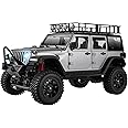 SVERTIBO 1/12 RC Crawler RTR, MN-128 Off-Road Truck, 4x4 RC Rock Crawler with 2.4G Remote Control RC Jeep Car Model for Adults Hobby Gifts (Gray)