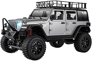 1/12 RC Crawler, MN-128 RC Rock Crawler 4x4 4WD Truck, 2.4GHz Remote Control Off Road Car with LED Lights for Adults, Hobby G
