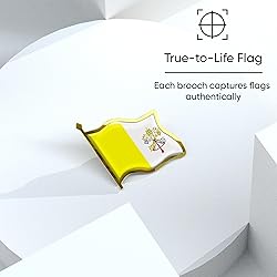 Vatican City (Holy See) Flag Lapel Pin - Enamel