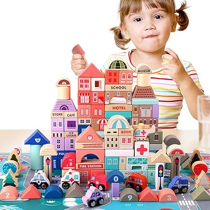 old school building blocks