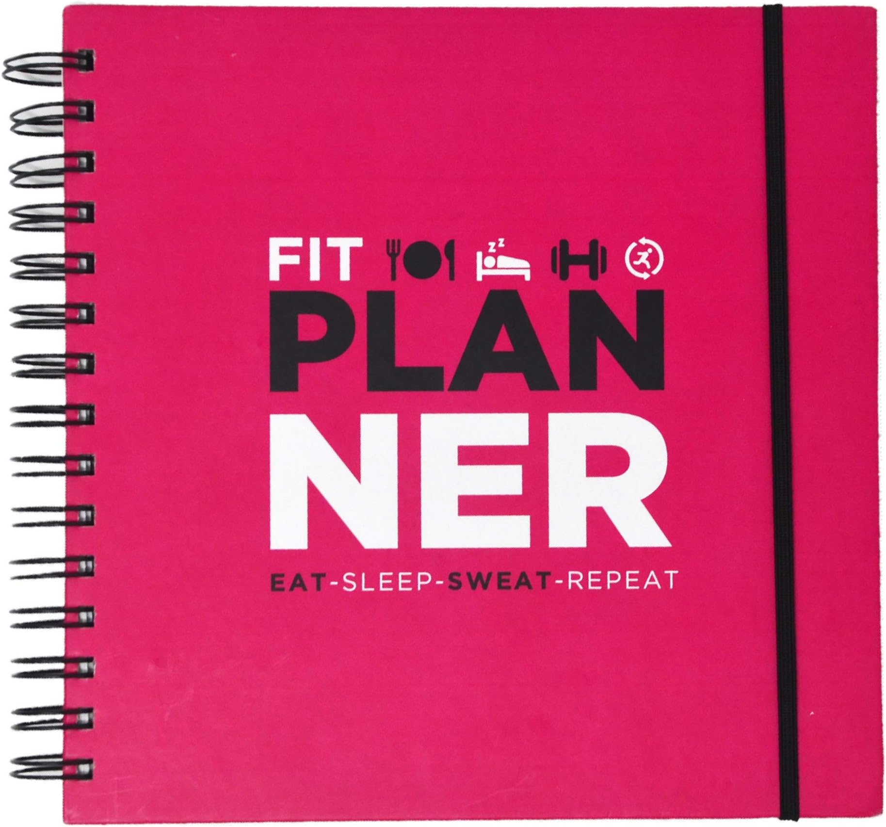 FITIME Fit Planner: 12-Week Fitness Journal. Diary Tracker for Workouts, Weight Loss, Exercise & Meal prep. Achieve Your Goals, be Happy & get Fit
