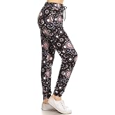 Leggings Depot Women's Popular Print High Waist Premium Jogger Track Pants(S-3X) BAT1