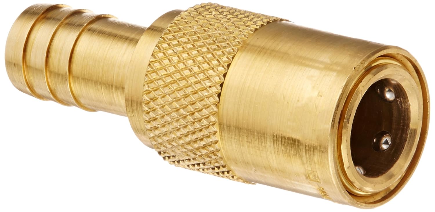 Eaton Hansen FTS308 Brass Straight Hose Stem Hydraulic Fitting, Socket