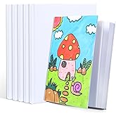 miikoul 6 Pack Hardcover Blank Book,100GSM White Blank Books for Kids to Write Stories,40 Pages 6x8 Inch Blank Page Journal Make Your Own Book Ideal for Teens Reading Writing Drawing Guestbook