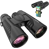 12x42 HD Binoculars for Adults with Universal Phone Adapter - High Power Binoculars with Super Bright and Large View- Lightwe