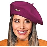 Nawati Wool French Berets for Women, Solid Color Beret Hats for Women Girls Lady, Casual and Chic Vintage Painters Hat