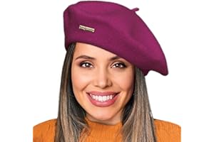 Nawati Wool French Berets for Women, Solid Color Beret Hats for Women Girls Lady, Casual and Chic Vintage Painters Hat