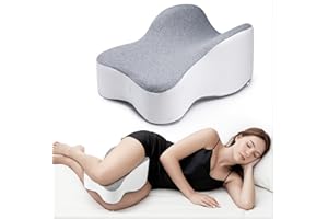Long 14” Knee Pillow for Side Sleeper Fully Support Thighs and Knees for Required Knee Separation- Leg Pillow for Side Sleepi