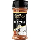 GranAroma Smoky BBQ Seasoning, Rich Smoky Flavor, Perfect for Grilling and Roasting (6 Ounce)