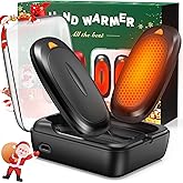 3-in-1 Electric Hand Warmers Rechargeable 2 Pack,14000mAh Portable Dual-Sided Handwarmer with Charging Case, 3 Levels Fast Heating Pocket Warmers,Gifts for Men,Women,Raynauds,Hunting Gear