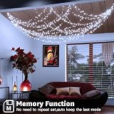 Ollny 200 LED Christmas Fairy Lights 20m Outdoor Waterproof 8 Modes Remote view 7