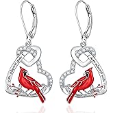 Black Cat/4th of July/Bat/Spider/Pumpkin/Wolf/Bunny/Sun and Moon/Turtle/Raven 925 Sterling Silver Leverback Dangle Earrings Moon Gothic Christmas Earrings Jewelry Gift for Women