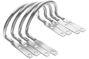 Crovakeu 4 Pcs Heavy Duty Hammer Holder with Metal Loop for Tool Belt, Vest, Wall Mount - Secure Storage for Hammer, Hatchet,