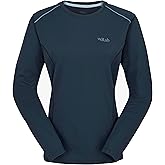 Rab Women's Force LS Tee - Lightweight Long-Sleeve T-Shirt for Hiking, Climbing, & Trail Running