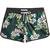 Maamgic Women's 3.5" Quick Dry Swim Shorts - Stretch Vintage Bathing Suit With Pockets
