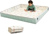 Infantino Foldable Soft Foam Play Mat Rainbow Baby Tummy Time Floor Mat