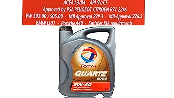 Total Quartz 9000 5 W-40 Synthetisches Motorenöl 5 L