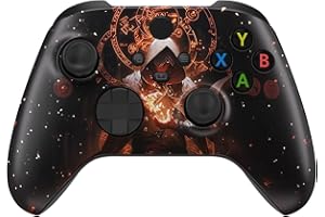 eXtremeRate Replacement Shell for Xbox Series X & S Controller - Unleash Your Style - Dark Magic Custom Acessories Skin Front