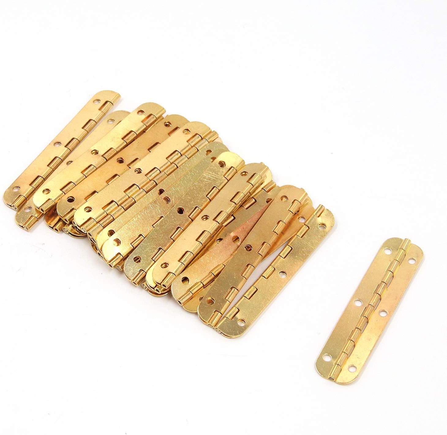 Tulead Golden Box Hinges Piano Hinges Replacement Butt Folding Hinge 2.